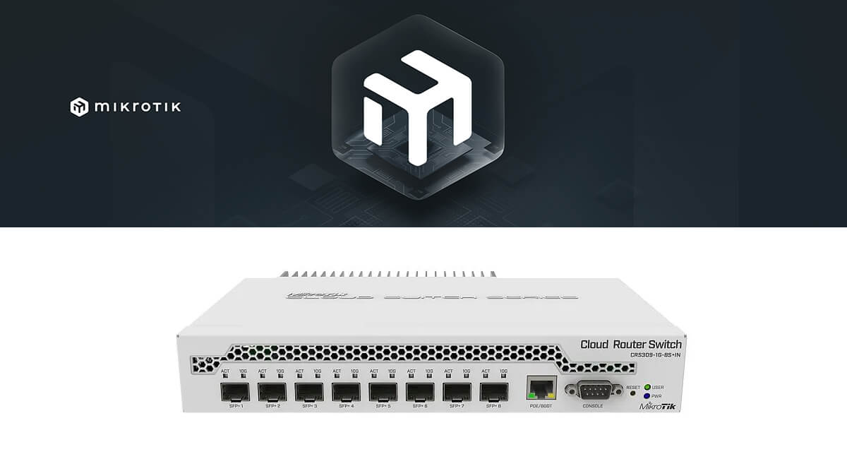 PCLife предлага Switch MikroTik CRS309-1G-8S+IN | 1x RJ45 1000Mb/s, 8x SFP+ | ARM 98DX8208 - 800 MHz | 512 MB | LAN 10/100/1000 | 8 PORT SFP , 1 PORT 10/100/000 (PoE in) | RouterOS  license 5 - MikroTik рутери, суичове Микротик