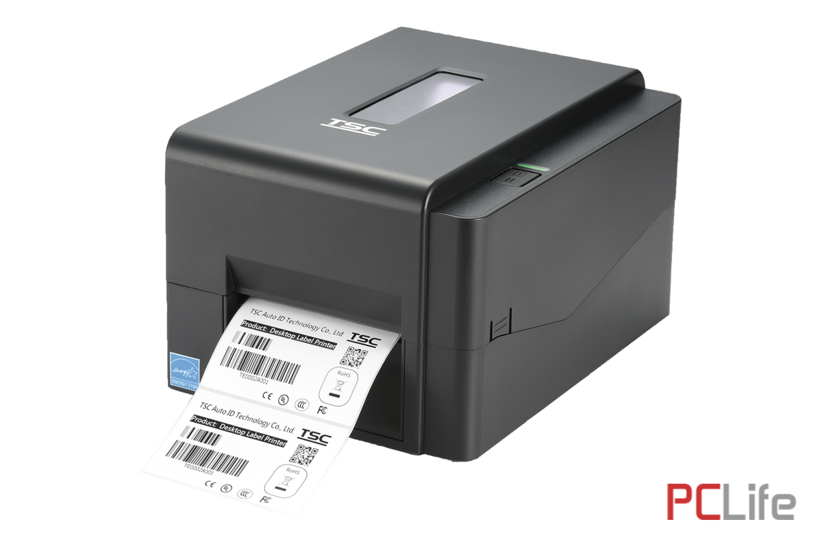TSC TE210, 8 dots/mm (203 dpi), RTC, TSPL-EZ, USB, USB Host, RS232, Ethernet Термотрансферен / Термодиректен етикетен принтер с LAN | 8 точки/мм (203 dpi) | Thermal Direct/Thermal Transfer | USB, USB Host, RS232, Ethernet - Етикетни принтери