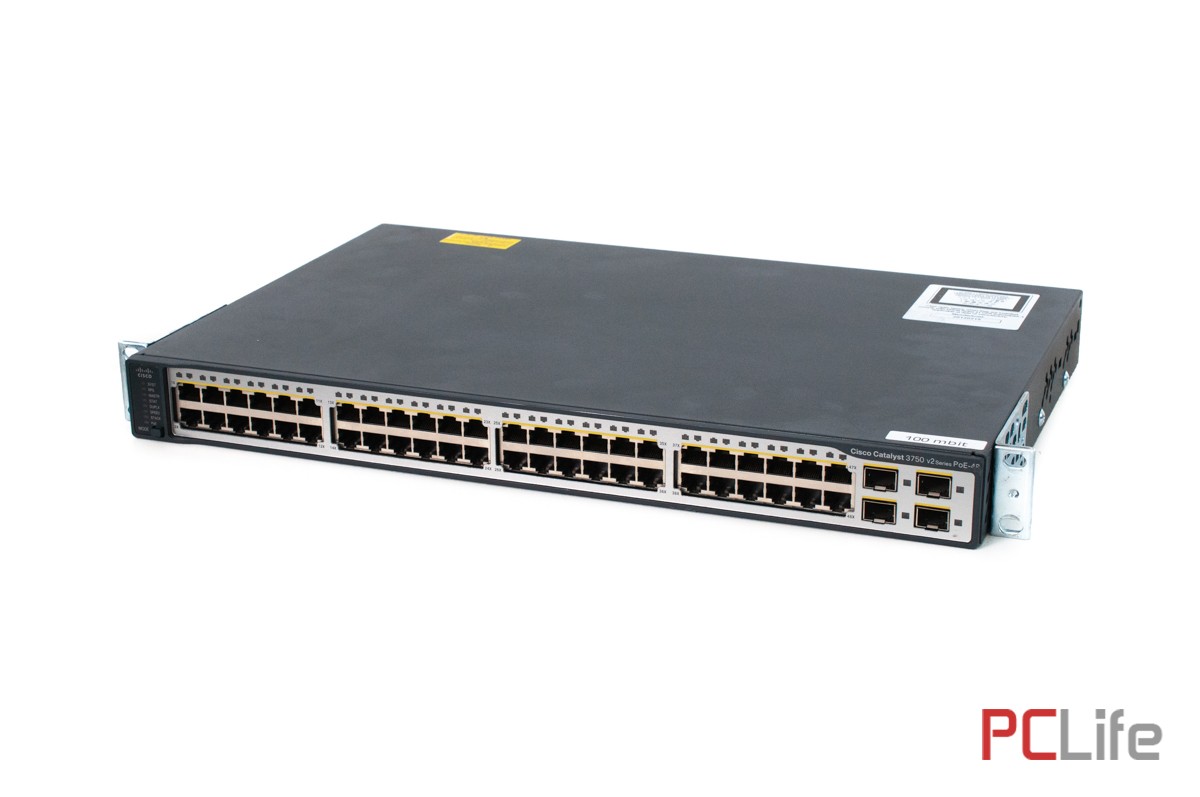 Cisco WS-C3750V2-48PS-S | 48-Port PoE Layer 3 Switch | CISCO | WS ...