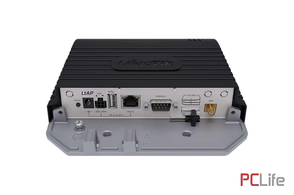 MikroTik LtAP-2HnD&R11e-LTE7 kit, LTE7 Wi-Fi Access Point | MT7621AT - 880 Mhz | 128 MB | LAN 10/100/1000 (PoE in) | 802.11 B/G/N, Wi-Fi 4, 2.4Ghz, 300Mbite/s, GPS, 2G/3G/4G(LTE) - MikroTik рутери, суичове Микротик