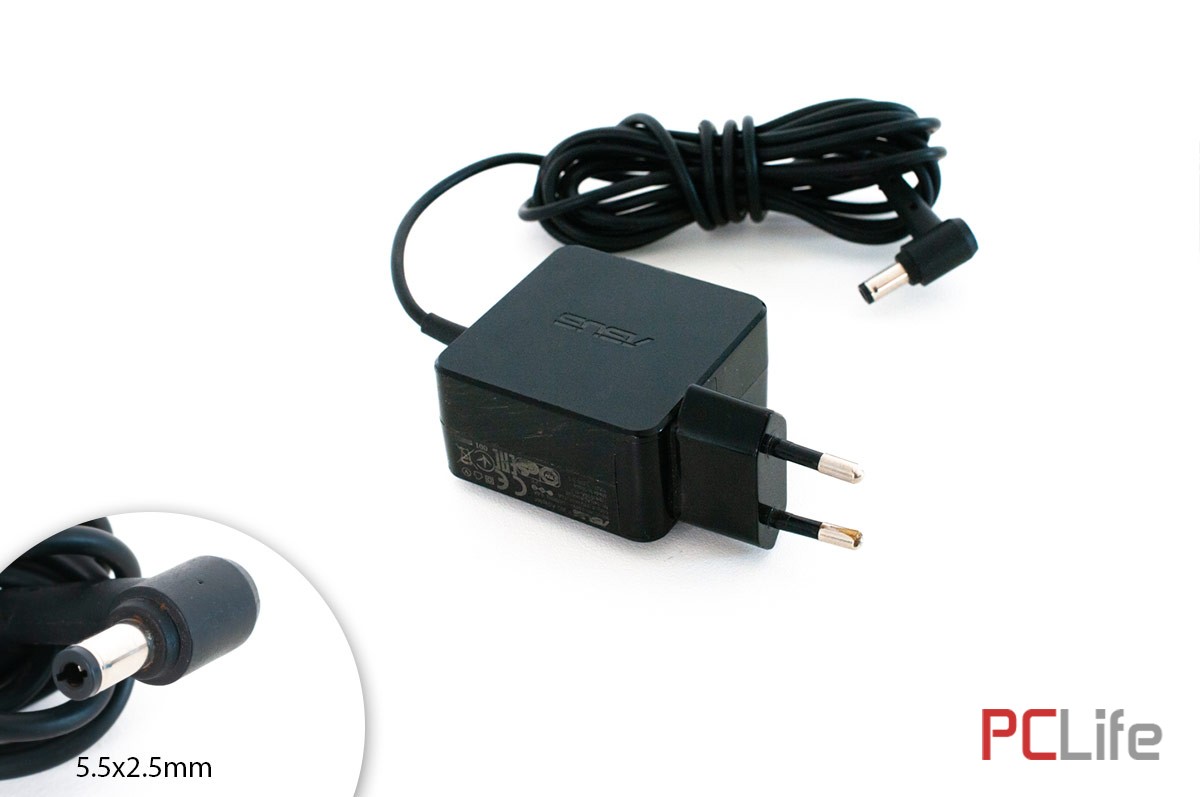 Оригинален адаптер за лаптоп ASUS 33W, 19V, 1.75A, 5.5 × 2.5 mm | ЗА ASUS | 5.5 mm x 2.5 mm | 19V / 1.75A / 33W - Адаптер за лаптоп | Оригинално зарядно за лаптоп втора ръка