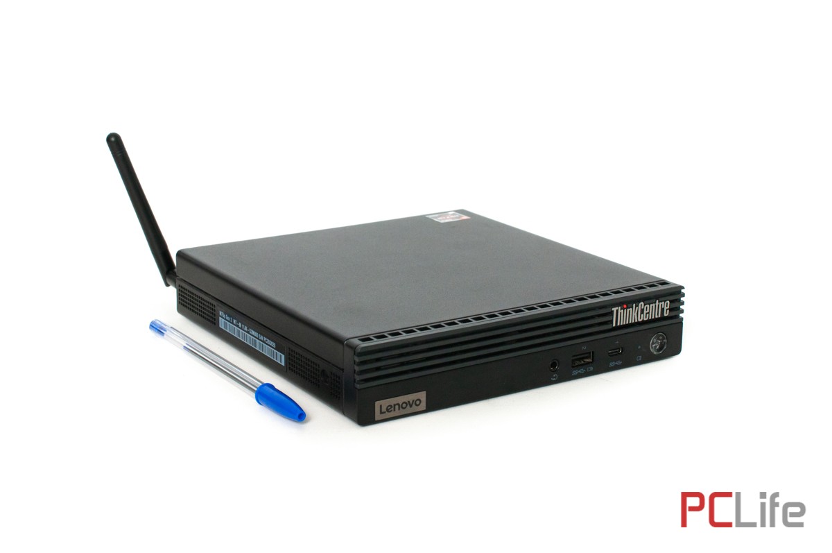 Lenovo ThinkCentre M75q Gen 2 Tiny, AMD Ryzen 5 PRO 4650GE, 8GB RAM, 256GB M.2 NVMe SSD, Radeon Graphics | RYZEN 5 PRO-4650GE-3,30-4.20Ghz/8MB/6C/12T | 8GB - Евтини Компютри Втора Ръка | Бизнес Компютри с Гаранция | Цени от 69.00 Евро | PCLife