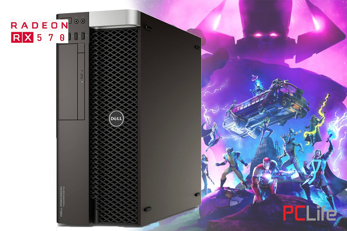 Dell Precision T5610 с AMD Radeon RX 570 4GB 256-bit GDDR5 | E5-2637v2-3.50GHz/15MB/4C/8T | 16GB | 500GB | AMD Radeon RX570/DDR5/256bit/4GB | 6 МЕСЕЦА - Геймърски компютри втора ръка