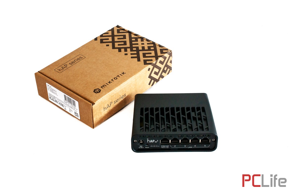 Рутер MikroTik C52IG-5HAXD2HAXD-TC hAP ax2 | IPQ-6010 - 864 Mhz | 1GB | 128 MB | 802.11a/n/ac/ax - 2.4/5 Ghz | 5 PORT 10/100/1000 (1 PoE) - WiFi / 3G / Lan части за лаптопи втора ръка