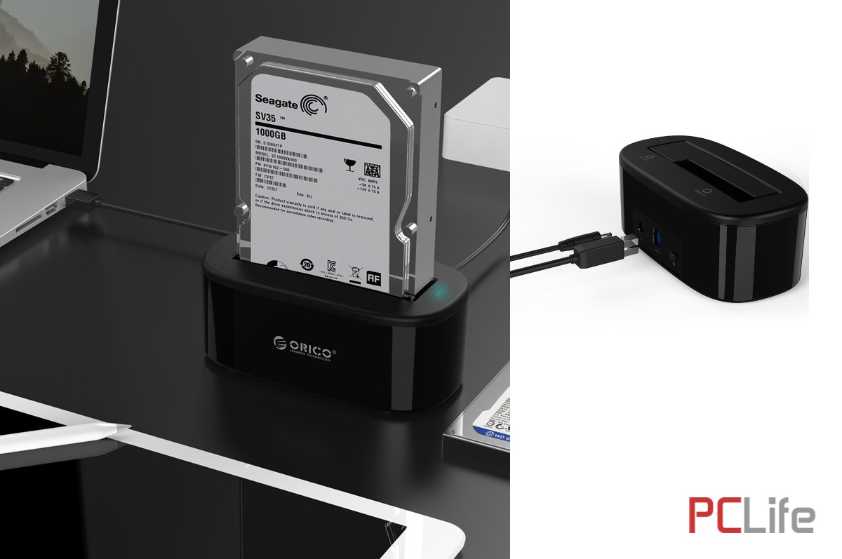HDD DOCKING STATION 2.5 / 3.5 inch. ORICO 6218US3 | ORICO | 6218US3 - Твърди дискове | хард дискове | HDD | SSD за лаптопи - втора ръка | цени от 29 лв. | купи на лизинг | експресна доставка или вземи от нашия склад в Пловдив | директен внос