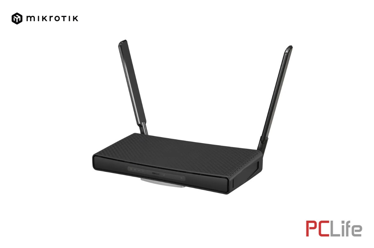 MikroTik hAP ax3 | WiFi рутер | C53UiG+5HPaxD2HPaxD, двулентов, 4x RJ45 1000Mb/s, 1x RJ45 2,5Gb/s | IPQ-6010 - 864 Mhz | 1 GB | LAN 10/100/1000 , 2.5G | 802.11a/n/ac/ax - 2.4/5 Ghz , Wi-Fi 6 - MikroTik рутери, суичове Микротик