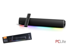 Sоund blaster CREATIVE GS5 RGB саундбар за игри  | Open box | st.A | CREATIVE | Sound Blaster GS5 | Bluetooth 5.3, USB-C, Optical-in, Headphone-Out, Aux-in | 12 МЕСЕЦА - Тонколони, говорители втора ръка | слушалки втора употреба