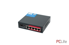 Управляем POE SWITCH SV-POE04-M | SisView | SV-POE04-M | 4 PORT 10/100 , 2 PORT UP LINK 10/100 , 1 SFP | 12 МЕСЕЦА - POE комутатори и суичове за видеонаблюдение