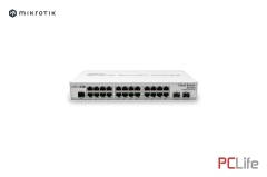 MikroTik CRS326-24G-2S+IN | Switch | 24x RJ45 1000Mb/s, 2x SFP+ | 24 PORT 10/100/1000 , 2 PORT SFP | ARM 98DX3236 - 800 MHz | 512 MB | LAN 10/100/1000 | RouterOS / SwitchOS license 5 - MikroTik рутери, суичове Микротик