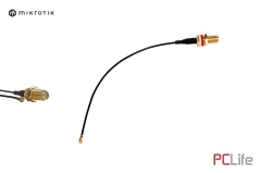 Антенен пигтейл MikroTik ACSMAUFL, U.FL към SMA Female, за външна антена | MIKROTIK | ACSMAUFL | Wireless Systems - MikroTik рутери, суичове Микротик