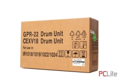 Барабанна касета/модул CANON GPR-22 / C-EXV18 за iR1018, iR1022 и iR1024. Ресурс до 25 000 копия при 5% покритие. Вносител: PCLife. | GPR-22 / CEX18 | IR1018/1022/1024 | 25 000 копия | БАРАБАННА - Тонер касети