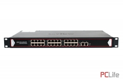 24 port 10/100 POE комутатор + 2 порта up link 10/100/100, 48v, up to 250m SV-POE24