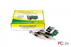 Контролер PCIe RS232 2PORT PCE382-2S | 6 МЕСЕЦА - POS оборудване втора ръка - баркод скенери, ПОС терминали, touchscreen монитори, кухненски и етикетни принтери