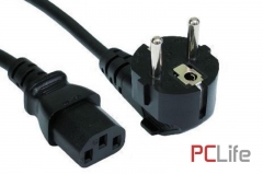Захранващ кабел 220V CEE 7/7 - C13 Нов | HIGH QUALITY | CEE 7/7 / C13 | 1.5m - 1.8m | АДАПТЕР•МОНИТОР•КОМПЮТЪР | НОВО - Кабели за компютри и сървъри втора ръка