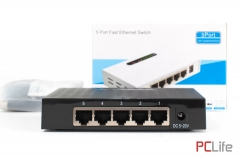 SV-SW05-G Суич 5 порта 10/100/1000,VLAN, Захранване от 5v до 20v | SisView | SV-SW05-G | 5 PORT 10/100/1000 , VLAN | НОВО - POE комутатори и суичове за видеонаблюдение