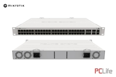 MikroTik CRS354-48G-4S+2Q+RM | Switch | 48x RJ45 1000Mb/s, 4x SFP+, 2x QSFP L5 | MIPSBE QCA9531 - 650 Mhz | 64 MB | LAN 10/100/1000 | 48 PORT  10/100/1000 , 1 PORT 10/100 , 4 PORT SFP , 2 PORT 40G QSFP - MikroTik рутери, суичове Микротик