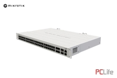 MikroTik CRS354-48G-4S+2Q+RM | Switch | 48x RJ45 1000Mb/s, 4x SFP+, 2x QSFP L5 | MIPSBE QCA9531 - 650 Mhz | 64 MB | LAN 10/100/1000 | 48 PORT  10/100/1000 , 1 PORT 10/100 , 4 PORT SFP , 2 PORT 40G QSFP - MikroTik рутери, суичове Микротик