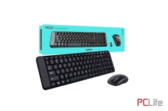 Безжична клавиатура и мишка LOGITEC MK220 QWERTY US | LOGITECH | MK220 | USB Wireless 2.4G | НОВО - Клавиатури и мишки втора ръка и нови