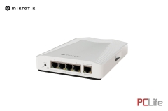 Switch MikroTik CRS304-4XG-IN | 1x RJ45 1000Mb/s, 4x 10G RJ45, RouterOS v7 | 4 PORT 1G/2.5G/5G/10G  , 1 PORT 10/100/1000 (1 PoE in) | 98DX2528 - 1200 MHz | 512 MB | LAN 10/100/1000 , 2.5G | RouterOS v7 license 5 - MikroTik рутери, суичове Микротик