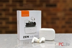 Безжични слушалки CREATIVE ZEN AIR PRO Bluetooth® 5.3 и IPX5 за спорт | Open box | st.A | CREATIVE | Wireless Charging Enabled and Qi-compatible ,USB-C (Charging), Bluetooth 5.3 - Тонколони, говорители втора ръка | слушалки втора употреба