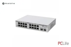 Mikrotik CSS318-16G-2S+IN | Switch | 16x GbE RJ45, 2x SFP+ | 16 PORT 10/100/1000 , 2 PORT SFP | LAN 10/100/1000 | SwOS | Cloud Smart Switch - MikroTik рутери, суичове Микротик