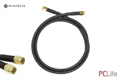 Антенен кабел MikroTik SMASMA, 1m, SMA Male към SMA Male, 50 Ohm