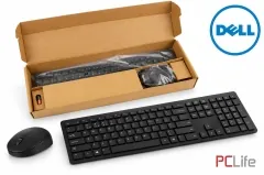 Безжична клавиатура и мишка Dell Pro KM5221W, 2.4GHz, USB, 4000 dpi, BULK, Нови